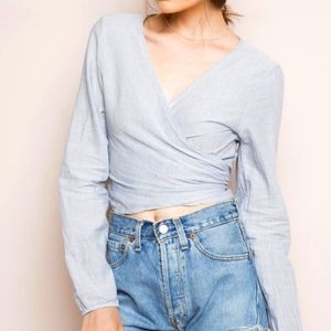 Brandy Melville Coco Wrap Top